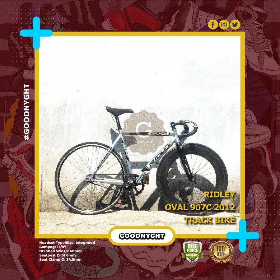 goodnyght's tweet photo. Izin berniaga kakak-kakak
.
#WTS Ridley Oval Fullbike
Size S
Hub Phil Wood ISO (sixbolts)
Crankset Sram Omnium
Barset: Cinelli Pista
More Info cek our tokopedia
*front wheels araya ya bukan seperti di foto
.
Harga: 22,5jt
.
#fnfjb #bgrfixedfaction
.
-feb https://t.co/ex2lkcSchi