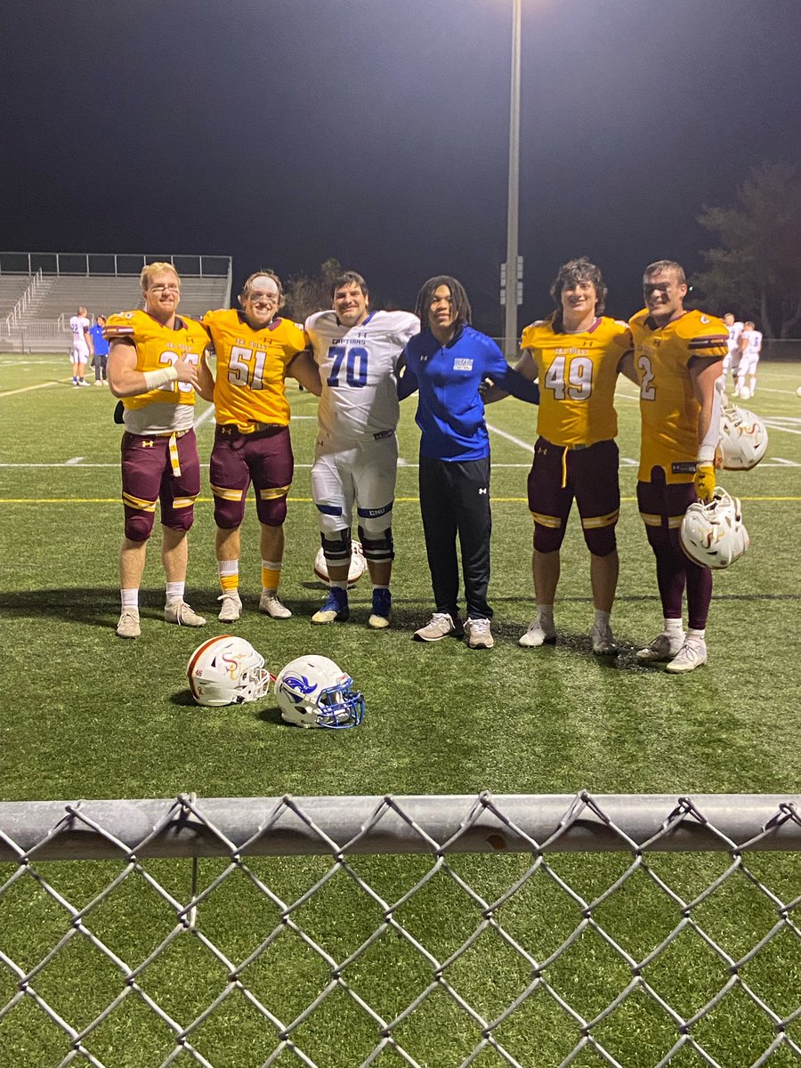 JMHSAthletics's tweet photo. Great to see @madfootball3 alumni in action (Schrader, Barker, Johnstone, Allen, Salvosa, Counts) Photo: B. Salvosa - Salisbury NJAC Champions https://t.co/iDsmHChI71