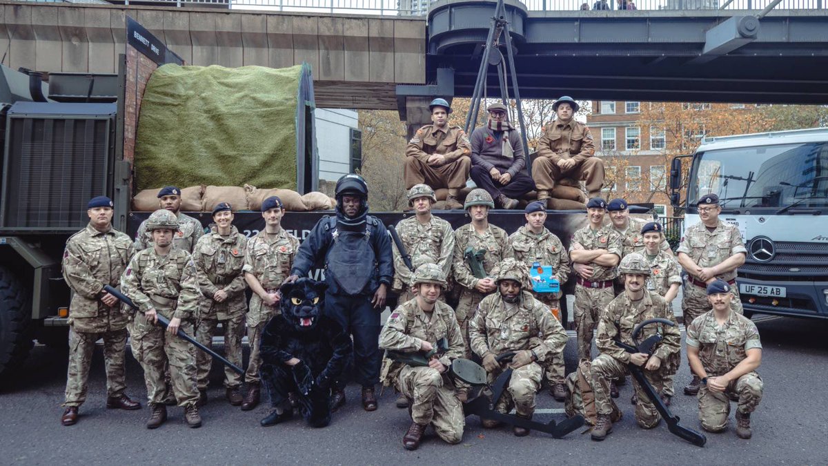 In recognition of our affiliation with the City of London, today members of 221 Field Squadron participated in the Lord Mayor’s Show, adding our unique EOD&amp;S flavour to the parade.

#royalengineers #London #LordMayorsShow #armyreserve