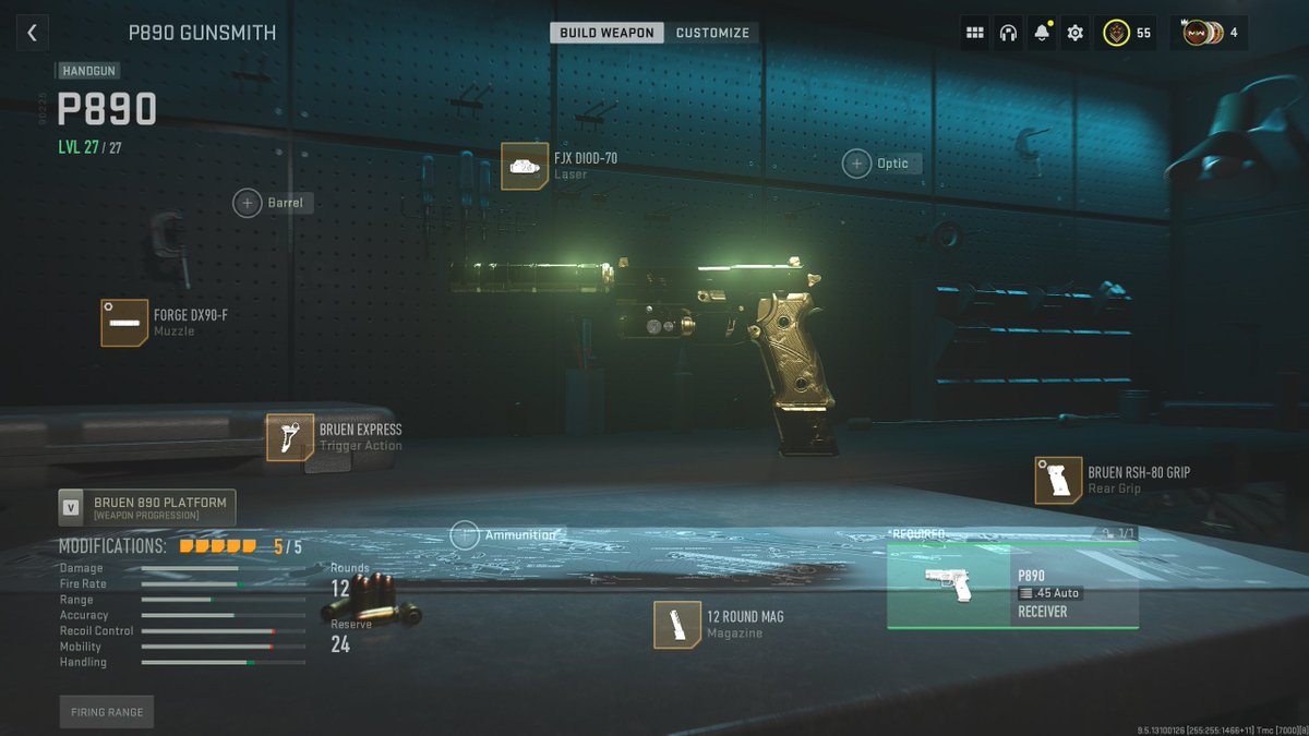 Devour808's tweet photo. the P890 was trash until it gets to max level then it became GODTIER, insane movement and much better damage range #MW2 https://t.co/QJJhbDQaL2