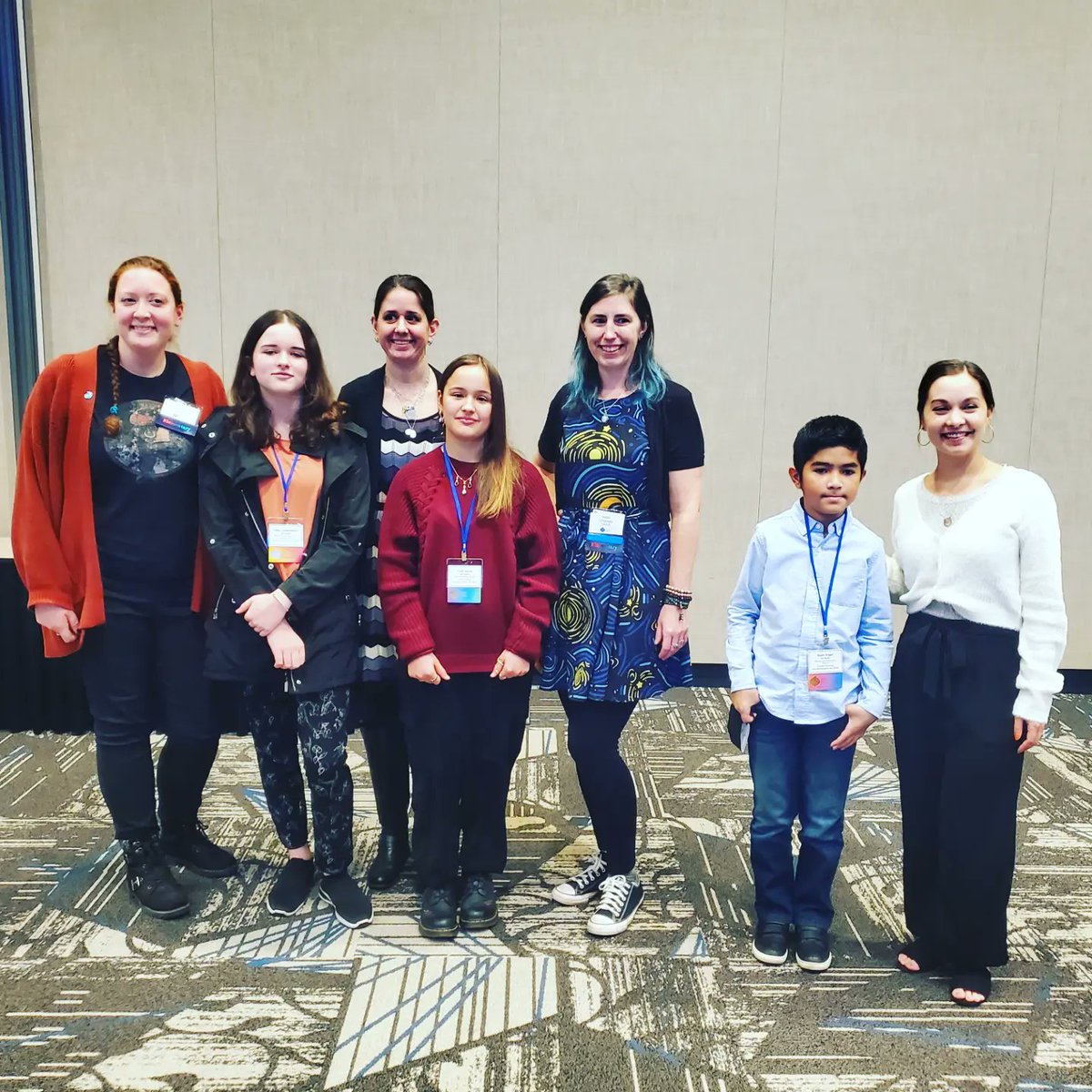 ArtwithOHanley's tweet photo. Celebrating our @ISD109 state art award winners at the #ilaea2022 art conference this weekend! #d109pride @MsFarnesi @ms_mARTinkus @MsDouglasArt https://t.co/x4n7C12RX7
