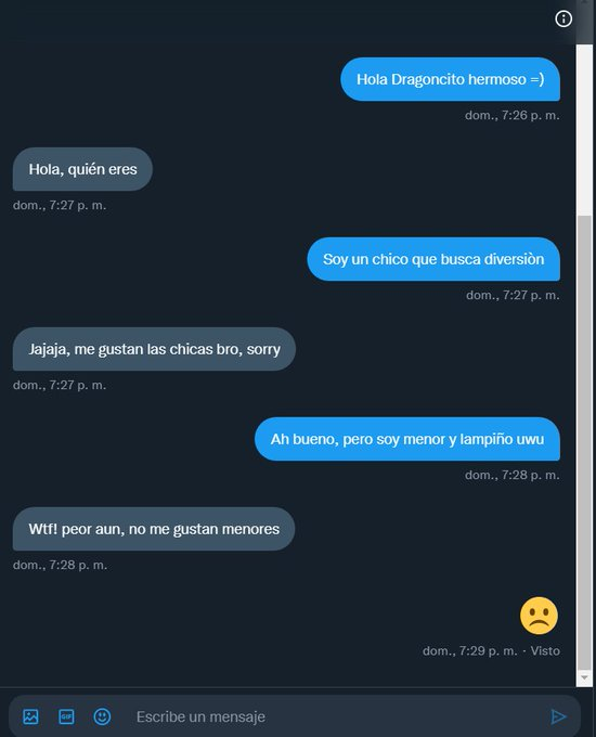 MrPercle's tweet photo. BROO???? 💀
SUBRAYAS MI AUTISMO PORQUE TE ESTOY CUESTIONANDO TU MRD SHOTACON Y POR PROPONERLE A CUALQUIER RANDOM HOT CHATS DICIENDO "soy menor y lampiño UwU"???
@Personaje_Secun @PedosOOC Miren a este pendejo. https://t.co/TuwD1QCXbD