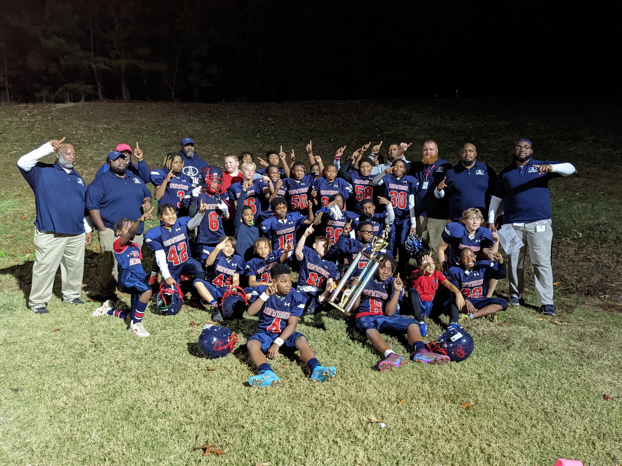 Dinwiddie Football on Twitter "2022 CQL Southern Division champs! 
