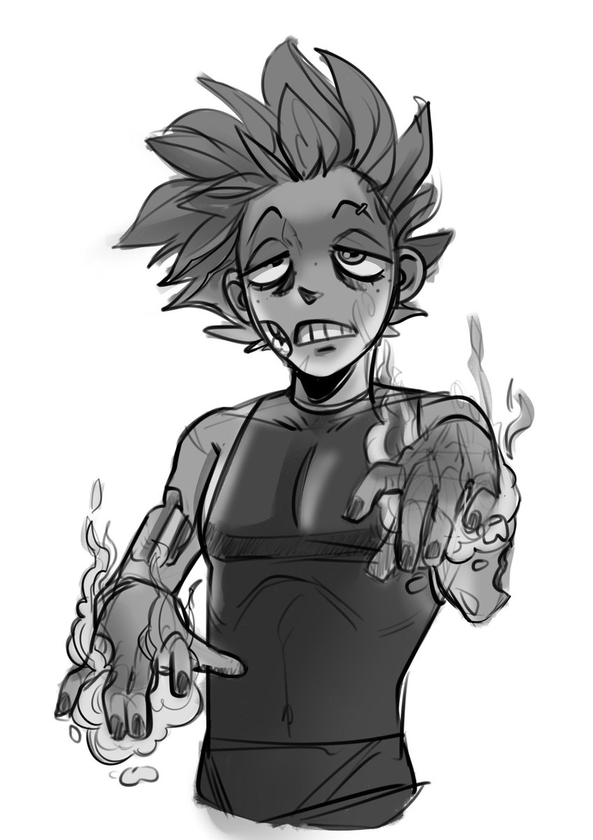 AlexKotArt's tweet photo. #sketch #characterdesign #character #zombie #magic https://t.co/h77lplQ8N0