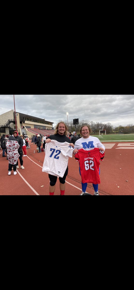 nmeyers23's tweet photo. Always great to see my best friend on the field, just in different uniforms this time @ajlatt8 ❤️❤️ and always great to get a WINⓂ️💙 @Football2Whs @republictimes https://t.co/w2Jtoaj4s1