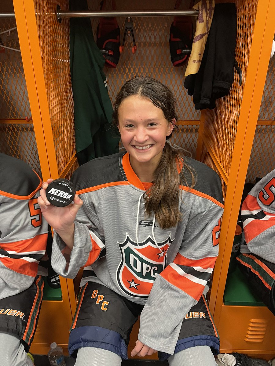 opcgirlshockey's tweet photo. Great way to start the season with a 8-1 W! We had a lot of firsts tonight. Congrats to Gabby, Maddie and Reanna on their first Varsity goals🚨Also, congrats to Hailey Eikos on her first high school hat trick🎩#rollstars https://t.co/kPsa1a2cA1