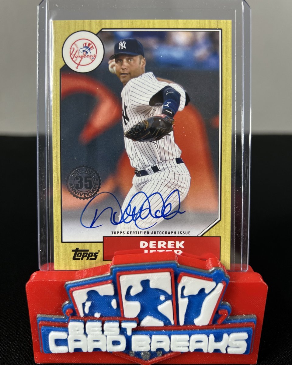 BestCardBreak's tweet photo. Nice Update Series hit of The Captain!
2022 Topps Update Derek Jeter 1987 Auto
Want to be a part of the Best Card Breaks Community? All are welcome! Join our Facebook Group!
#baseballcards #updateseries #thecaptain #derekjeter #yankees #newyork #newyorkyankees #detekjeterauto https://t.co/3Q1DFvE70D