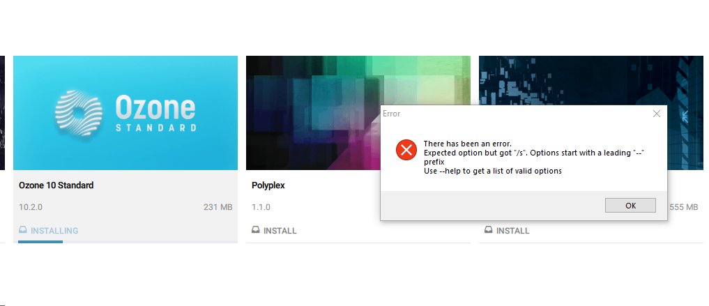 PoppaWatt's tweet image. #NativeInstuments can&apos;t install Ozone 10 what a shame. You spend all that money and this is what you get. #NI you have to do something about this installation.