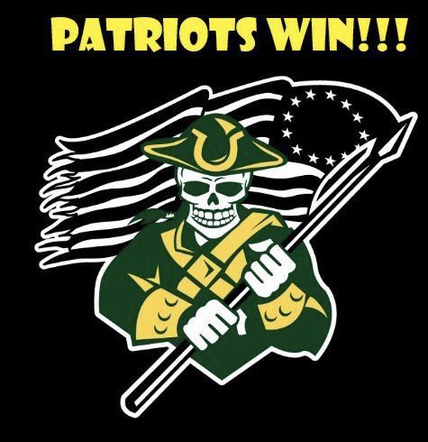 WardMelvilleFB's tweet photo. The #Patriots beat a very good #WilliamFloyd team, at Floyd, 14-7! On to the counties. #WMFB #WardMelville #Team56 @Gregg_Sarra @LIBasketball23 @NickGaffney9 @maxbehar66 @DylanMoore53 https://t.co/xatDJFxZx1