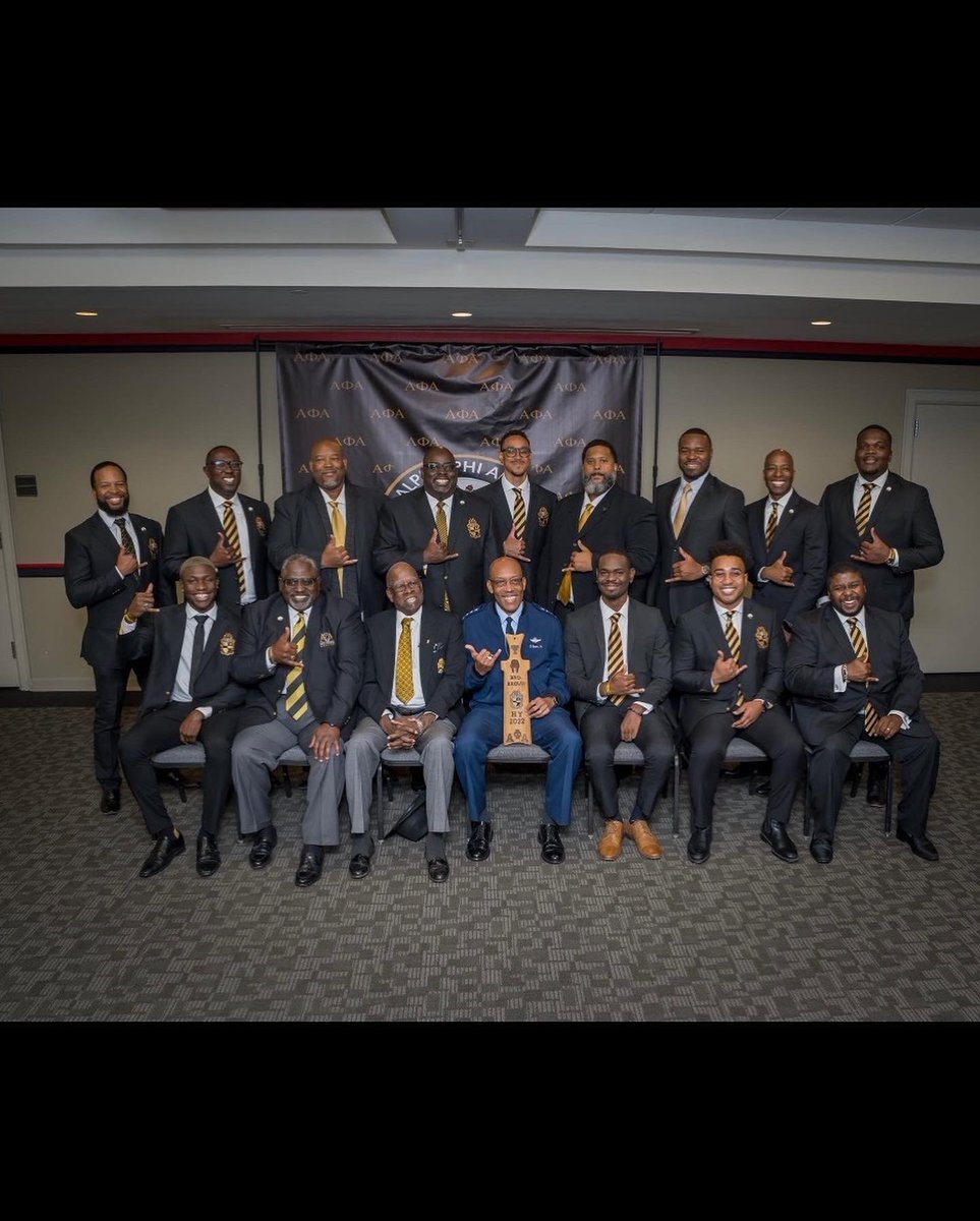 It was an honor to meet Bro. Charles Q. Brown to pay our respects not only as a notable member of the Eta Upsilon Chapter of Alpha Phi Alpha Fraternity, Inc. here at Texas Tech University, but also as the first ever African American Chief of Staff of the United States Air force.