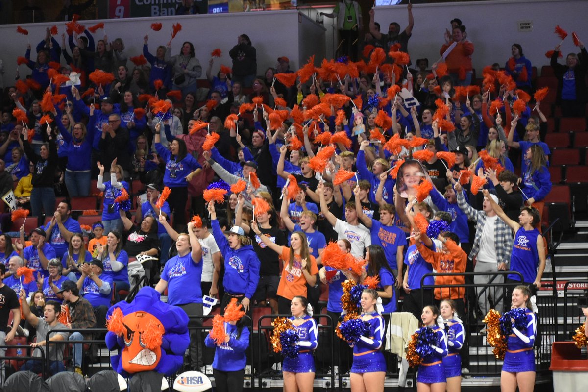 COGS WIN THE STATE CHAMPIONSHIP with a 27-25 victory in set two!