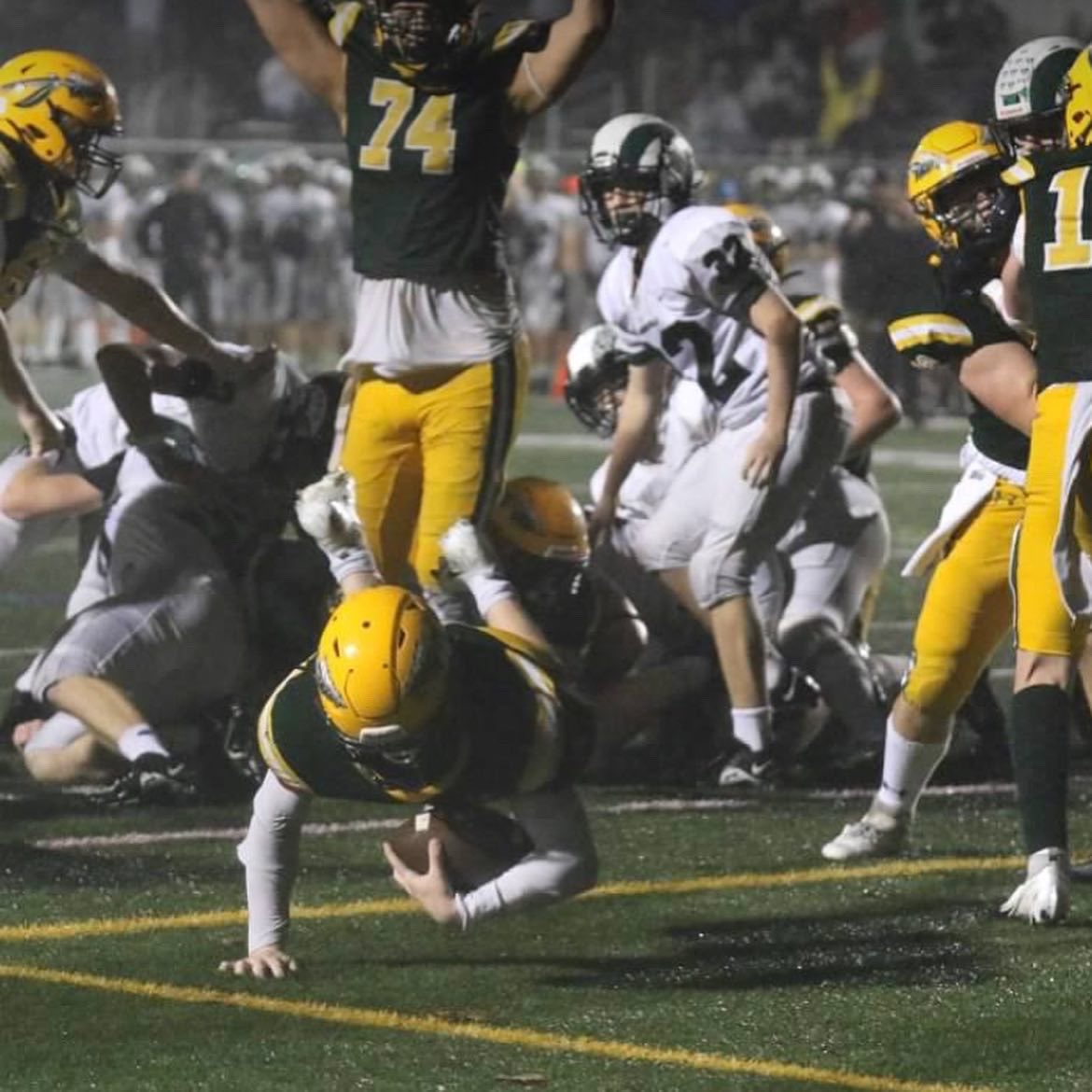 kpwarriors's tweet image. Great WIN last night! Warriors play Bishop Feehan next Friday in Div 2 semi-final, winner goes to Gillette for state championship. (📸: Joe Gianni) #messynight #playoffs #sofun