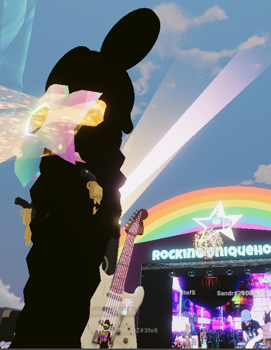 E&J 🤖easyotaku.eth 🛡️ (@easy5533) on Twitter photo Ok, Just pulled up to the party and my Gunzzz are blazing!! <a href="/bufalomusic/">Bufalo / bufalomusic.eth</a> <a href="/decentraland/">Decentraland</a> #DCLMVMF22 #MVMF2022 Ok, Just pulled up to the party and my Gunzzz are blazing!! <a href="/bufalomusic/">Bufalo / bufalomusic.eth</a> <a href="/decentraland/">Decentraland</a> #DCLMVMF22 #MVMF2022