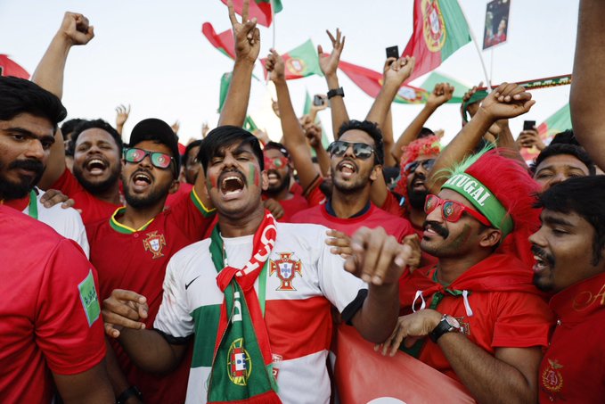Qatar buys his fans from India and Bangladesh because no one wants to travel to Qatar 🤡 : r/futebol