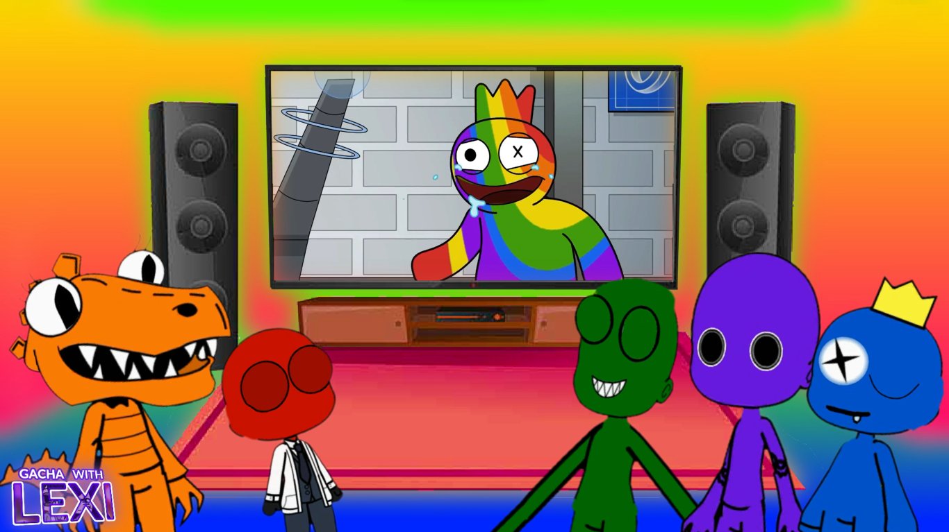 RAINBOW FRIENDS, but the COLORS are SWAPPED?! (Cartoon Animation) 