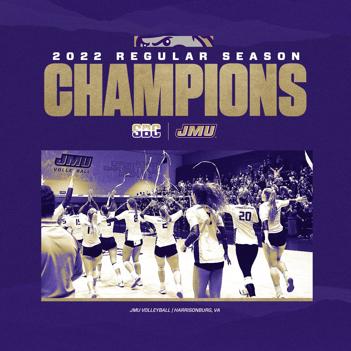 🟣 𝙎𝙐𝙉 𝘽𝙀𝙇𝙏 𝙍𝙀𝙂𝙐𝙇𝘼𝙍 𝙎𝙀𝘼𝙎𝙊𝙉 𝘾𝙃𝘼𝙈𝙋𝙎 🟣

The Dukes are your 2022 Sun Belt regular season champs, going 15-1 in conference play!

#GoDukes