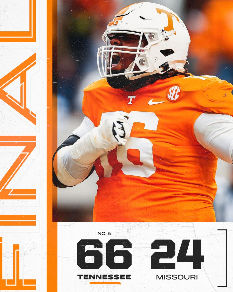No. 5 Tennessee takes care of business at home 🙌