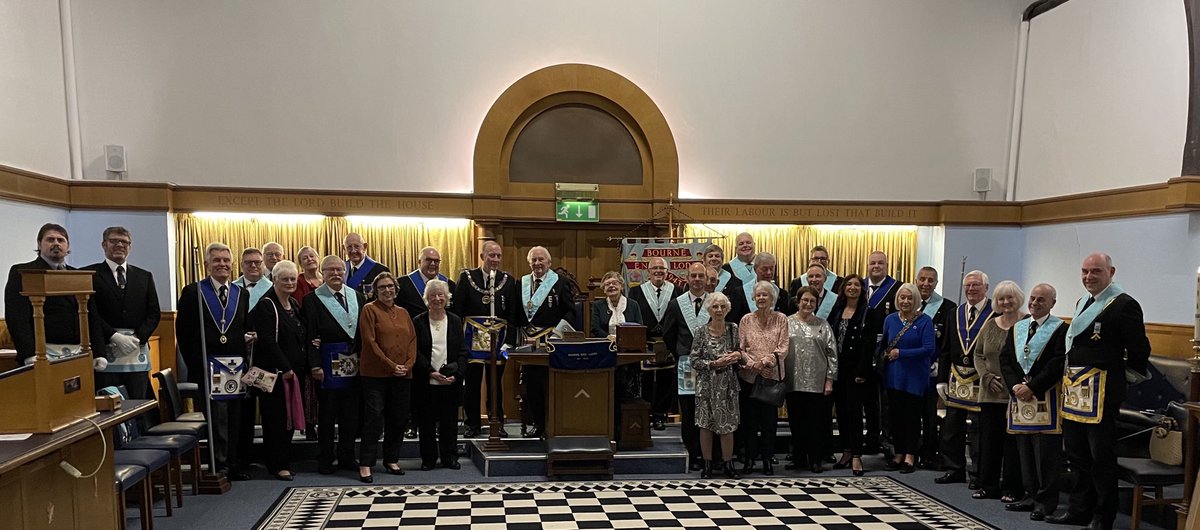 Great evening tonight with our WM Jim receiving his 50th certificate from ⁦<a href="/buckspgl/">Buckinghamshire Freemasons</a>⁩ APGM Gary Brodie. We invited wives and widows to join us for this special evening. WM Jim was our lodges first initiation from our first installation WM .⁦<a href="/UGLE_GrandLodge/">United Grand Lodge of England</a>⁩ #BUCKS