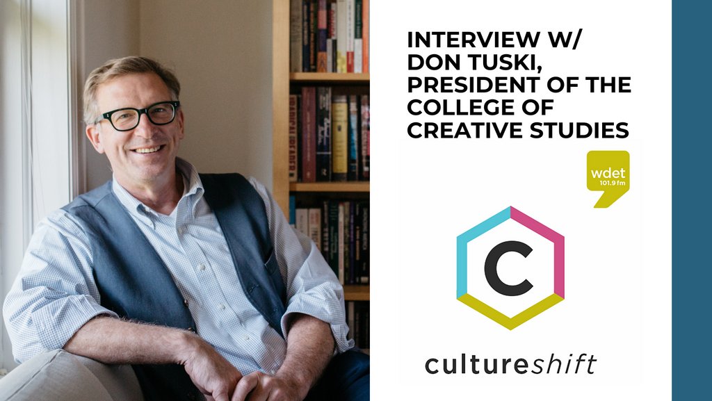 CumulusDet22's tweet photo. @ccs_detroit President Don Tuski was featured recently on @WDET Culture Shift, speaking about the College’s role in the #DesignforAdaptation #CumulusConference &amp; how #design can impact #climatechange. 🤔https://t.co/JGjzf3GqHy
@AICArtDesign @CumulusAsso #CumulusDetroit https://t.co/WUm8f7hZ3f