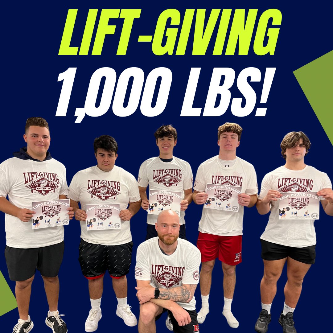The @wcsca914 Charity Lifting Event - LIFT-GIVING. Athletes from <a href="/EagleStrength10/">Eastchester Strength</a> &amp; @SHHS_STRENGTH participated in 3 main lifts: Trap Bar Deadlift  2.Barbell Bench Press 3.Barbell Back squat. There estimated 1 rep max was used for a “penny per pound” donation to 
<a href="/SpecialOlympics/">Special Olympics</a>