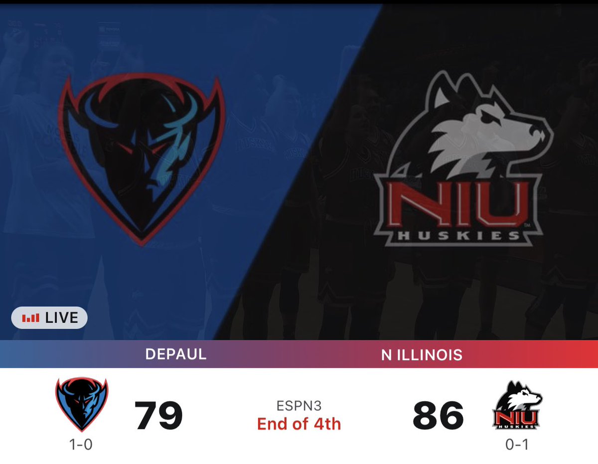 DePaulResEd's tweet image. 👏👏🏻👏🏾👏🏿Good hustle to our DePaul women! We know you will bring home the win next time. Safe travels back to the city. ❤️💙❤️💙 @DePaulWBBHoops
