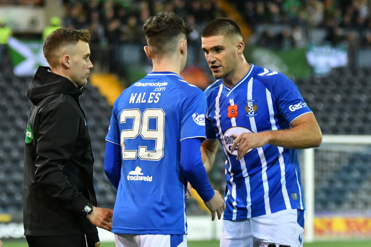 This afternoon's forward line, created in the <a href="/KFCYouthAcademy/">Kilmarnock FC Youth Academy</a> 🤝