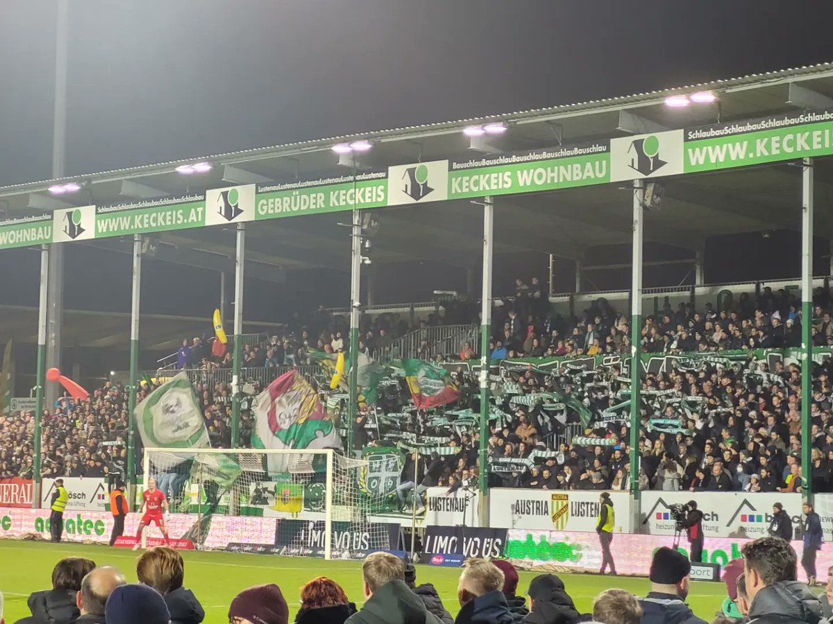 RaphaG1907's tweet photo. Lustenau, Vorarlberg 🇦🇹 

Bundesliga
Austria Lustenau vs. SCR Altach 

#AustriaLustenau #Lustenau #SCA #SCRAltach #SCRA #Altach #ALUALT #Ländlederby #Reichshofstadion #Bundesliga #AdmiralBL #groundhopping #groundhopper #thechickenbaltichronicles #fußball #football #soccer #calcio https://t.co/6SG7ub2emv