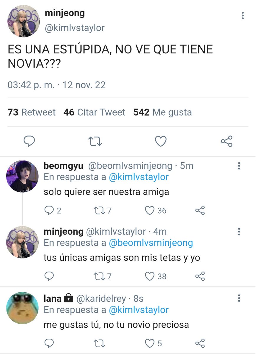yujiyves's tweet photo. Midnights - winrina au

Winter y Beomgyu tienen una relación desde hace dos años. Karina, tiene un crush en Winter. Finalmente, después de pensar en si debería acercarse a ella, lo hace, pero no contaba con que aquella chica pensara que ella estaba interesada en su novio. https://t.co/gBrM5vfh1m