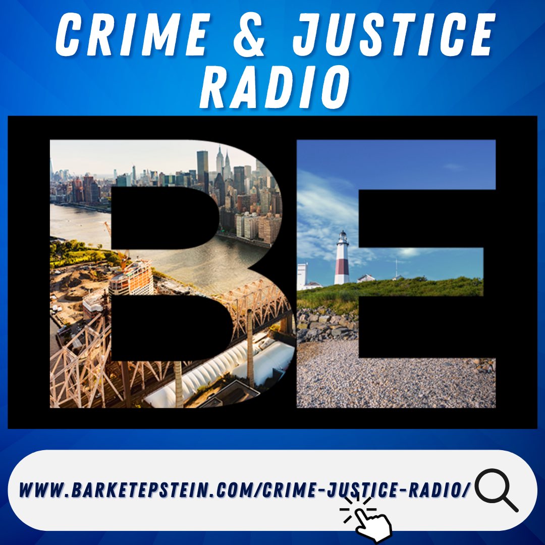 No new episode on Monday BUT that doesn’t mean you can’t enjoy Crime &amp; Justice Radio! 

Head on over to barketepstein.com/crime-justice-… or use the link in our bio to listen to past episodes.

#crime #justice #radio #podcast #live #tunein #newyork #longisland #suffolkcounty #news #lawyer