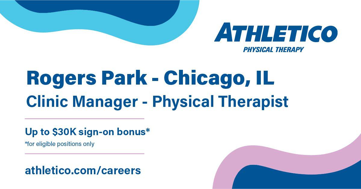 If you're looking for a new opportunity within the #Chicagoland area to advance your career, this is your sign! It's the perfect time #GrowWithAthletico. Our #RogersPark team is #hiring a Clinic Manager! Learn more about this position here - ow.ly/7ljy50LBLjK