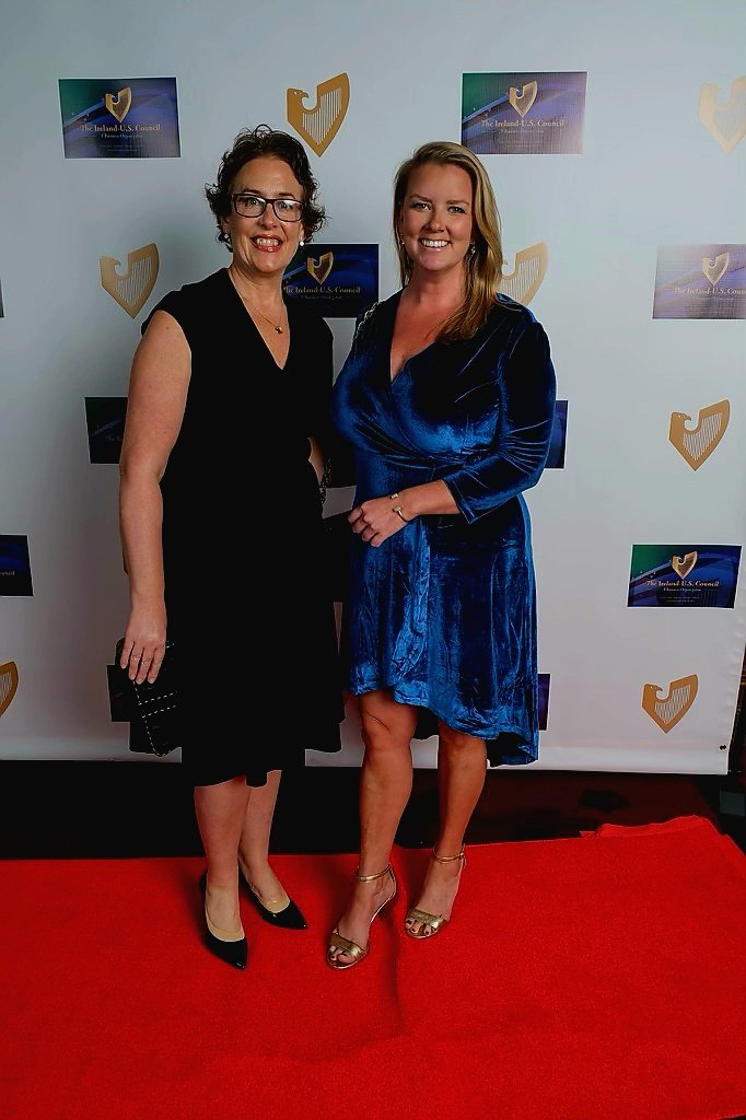 katiesireland's tweet photo. Fantastic evening at the @IREUSCouncil 59th Annual Dinner w/ @TourismIreland💫 Congrats to Dermot Desmond on the Award for Outstanding Achievement & Roddy Feely who received the Council's Special Recognition Award as he retires after 21yrs of service ☘️ #IUSC #IrishBusiness https://t.co/V4dKZUmYdq