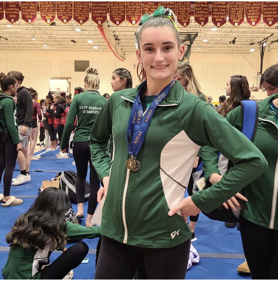 Congratulations to Kat! Bars and Floor state champion, 6th place All Around.