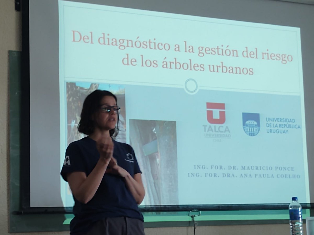 biondiniml's tweet photo. Gran cierre del V Congreso Nacional de Árbolado Público con el curso teórico y práctico "Definiciones y herramientas para la evaluación y gestión del riesgo de los árboles urbanos” a cargo de la  Ingeniera Forestal Brasilera Dra. Ana Paula Coelho Duarte https://t.co/vu23fwGXFa