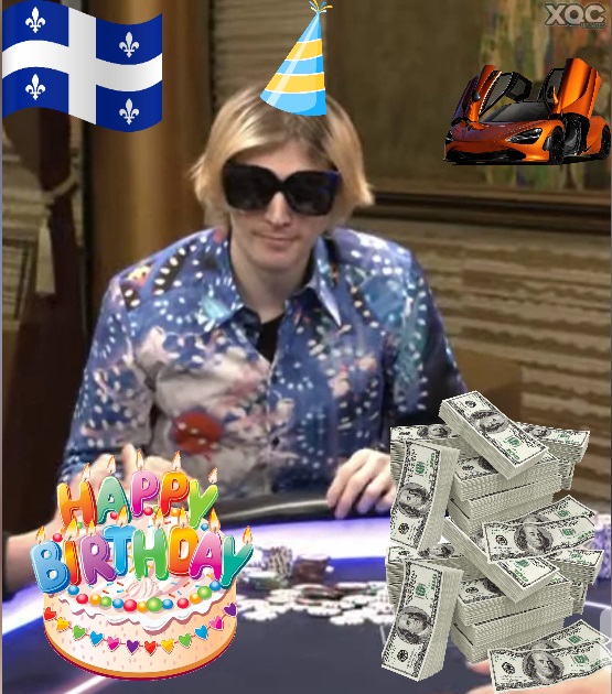 xQc Birthday