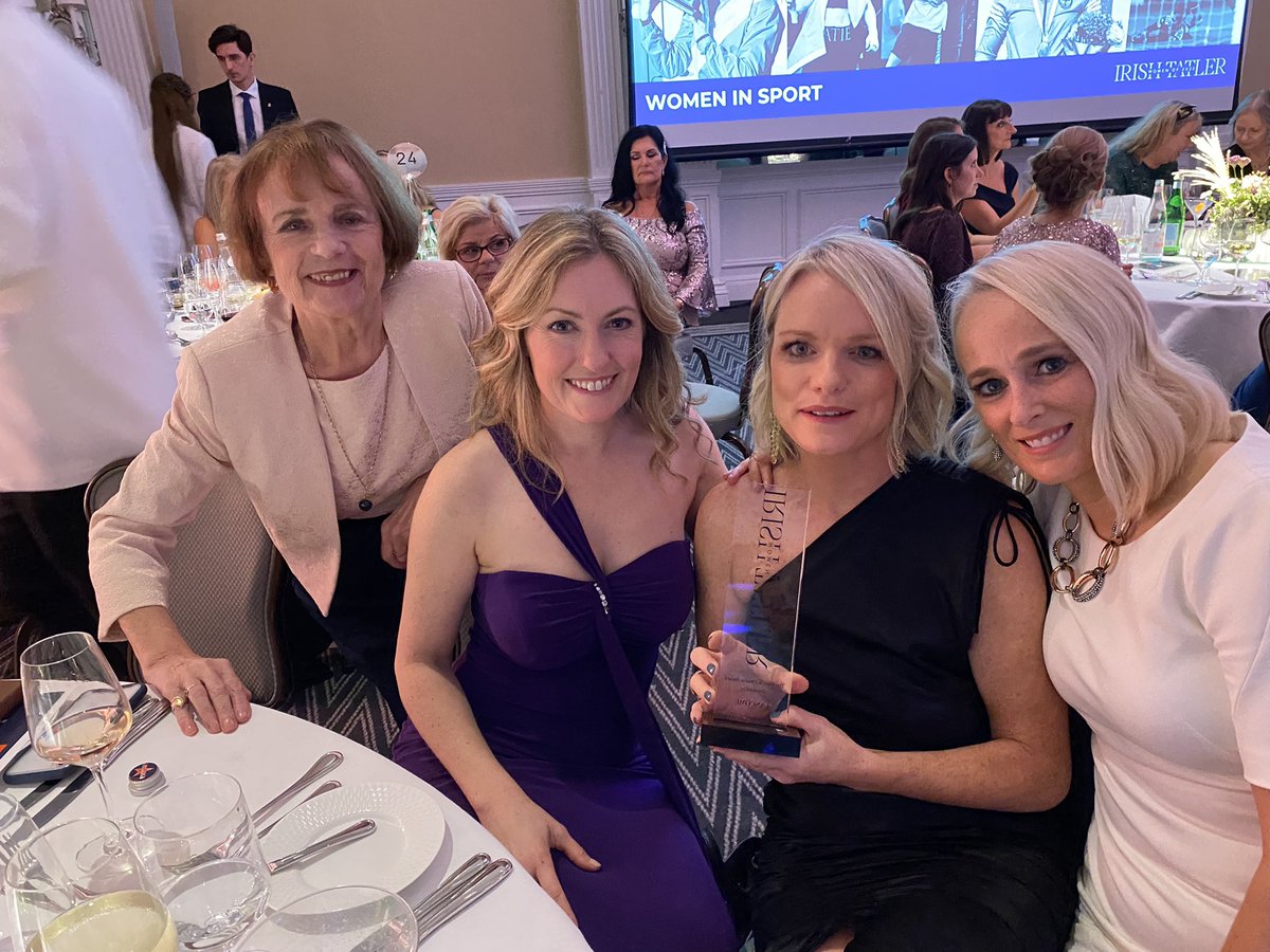 Dyaneconnor's tweet photo. At @irishtatler Women of 2022 awards. Beyond proud of my amazing friend @cleonanic for winning an award for her work as producer of the incredible @quietgirlfilm which she worked on with her husband, director @ColmBairead. Such a special evening #WOTYawards https://t.co/bEexvToS5K