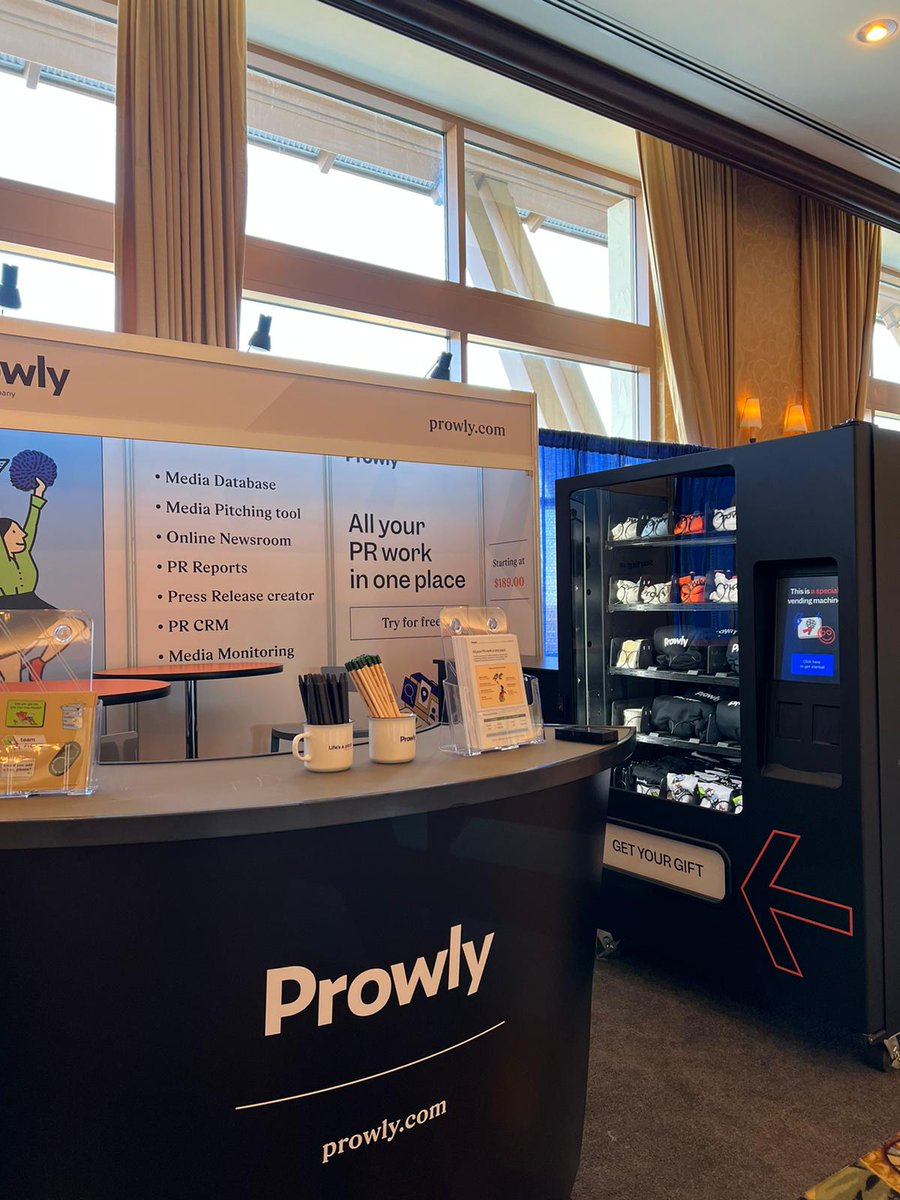 Prowly_com's tweet image. Getting ready for the big day tomorrow 🤩
It’s our first trade show in the US 🇺🇸 and we’re ready to impress you #PRpros with fun games and offers!

See you at the booth 118! 👋

#ProwlyxICON #ICON
