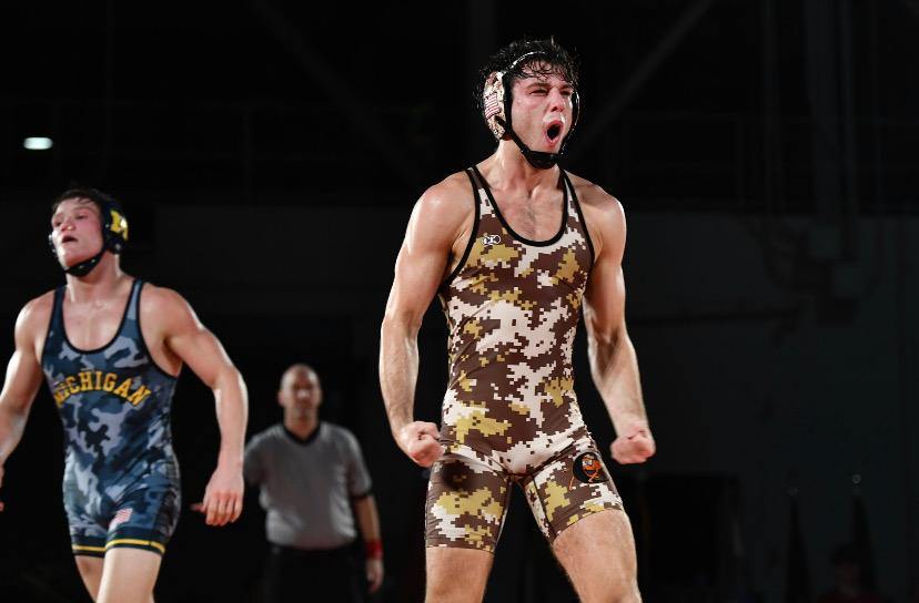 M_Strick_'s tweet image. True Freshman, Dominic Baker of Campbell making a splash against Michigan!