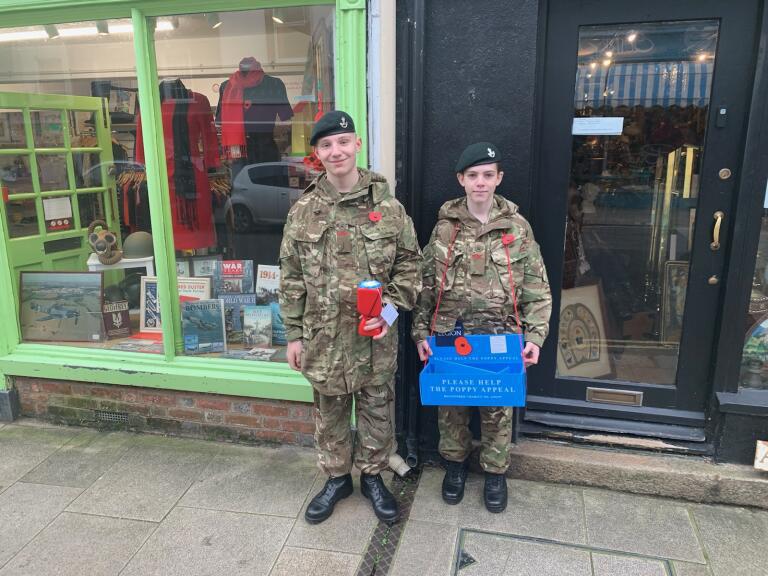 Ashburton detachment have also been out collecting for the RBL Poppy Appeal in what has been a very busy day.