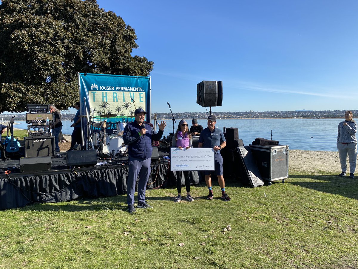 Thank you <a href="/EasyDaySports/">Easy Day Sports</a> for another successful Thrive Half Marathon, 5K, and Wish Walk, supporting <a href="/wishsandiego/">Make-A-Wish San Diego</a>! Great day for a great cause!