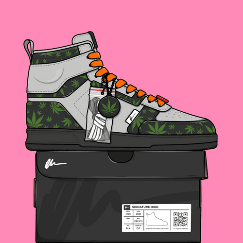 Signature Sneakers Highs #71 bought for 0.03 ETH by Derrickk from Kenny_Hammerton opensea.io/assets/ethereu…