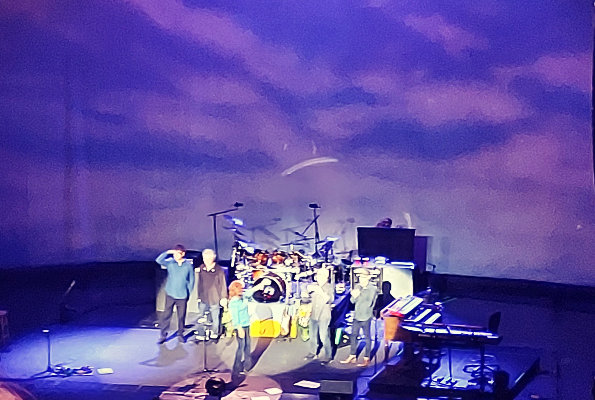 Bonnie Raitt and band after an amazing show in Jackson, Mississippi. 
Happy Birthday! 