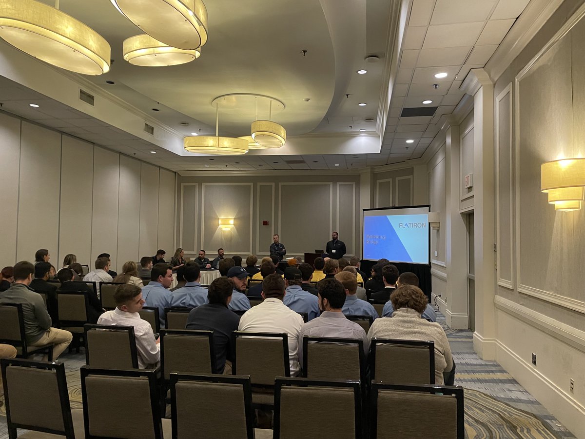 ClarksonCEM's tweet photo. Happening now:  the @AscRegion1 teams get set to hear the project debriefs from all of the judging firms. #ASCRegion1 #Construction #Education https://t.co/rOzT5viYSb
