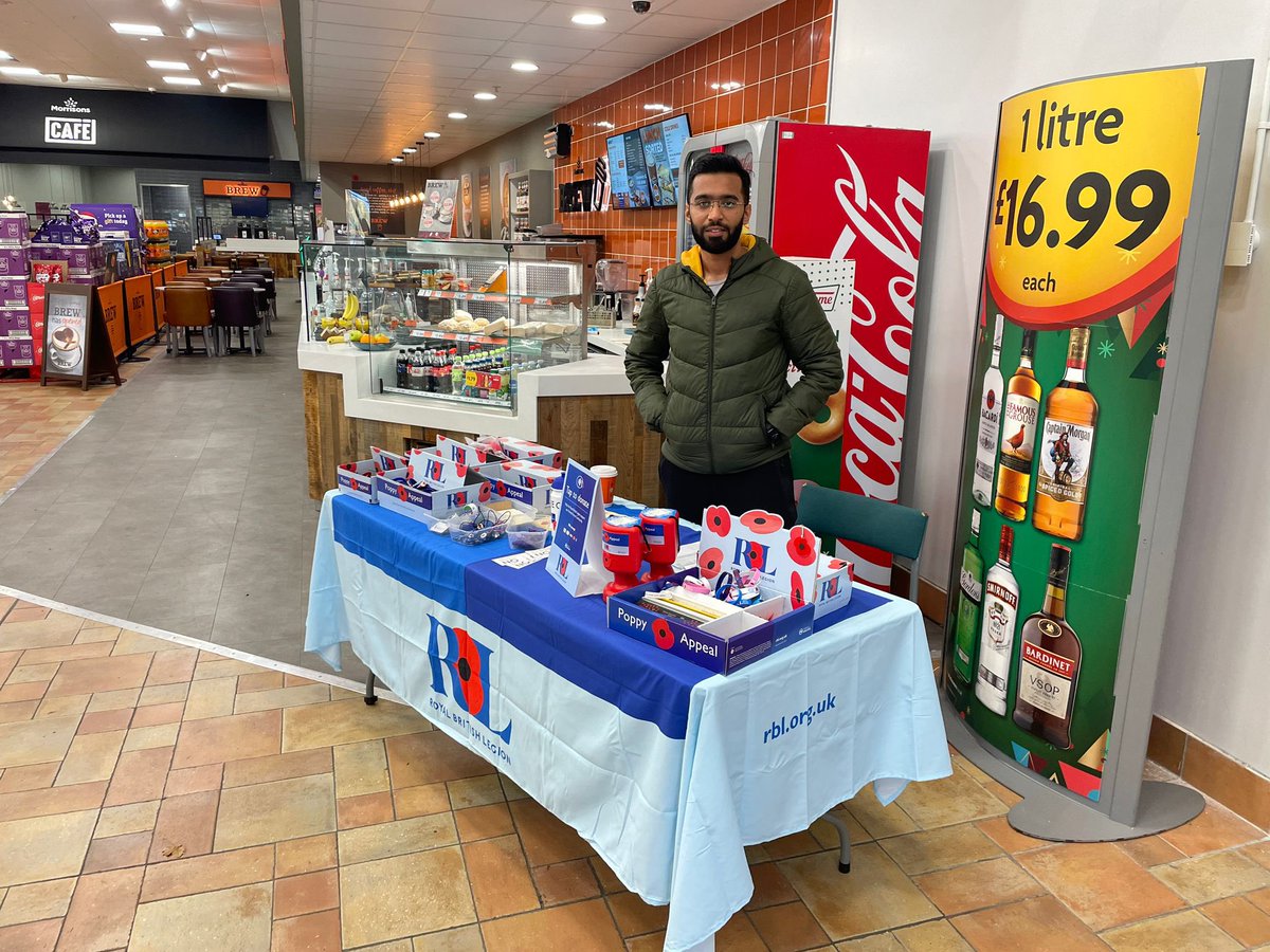 AMYA_MK's tweet photo. Young Muslims raise thousands for the Poppy Appeal at Westcroft Morrison in Milton Keynes. 

News @thisistotalmk 

https://t.co/3DCfDUUF0D https://t.co/D6w9rUzhae