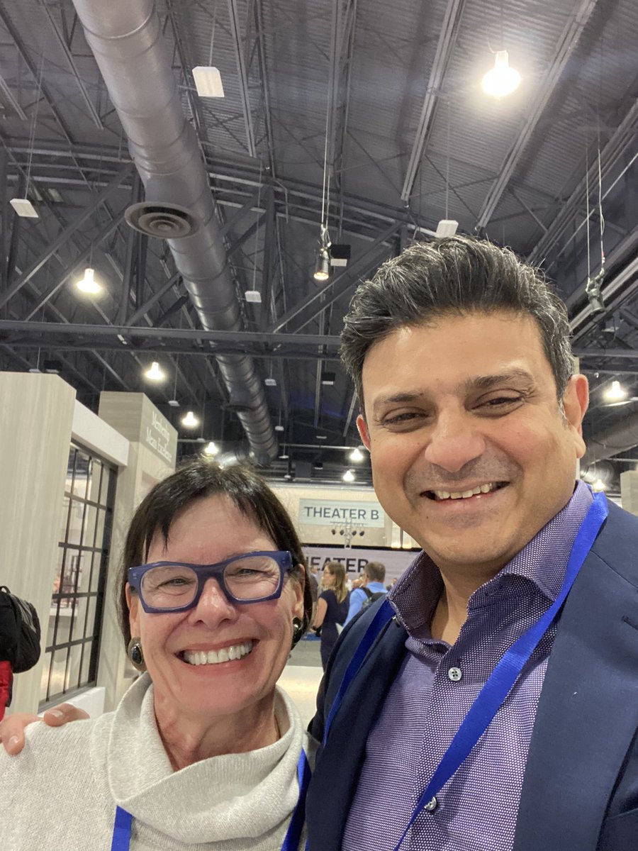 With the woman behind the meeting! Thank you Sharon Kolasinski AMPC chair and the amazing AMPC team for an amazing  #ACR22 <a href="/PennRheum/">PennRheum</a>