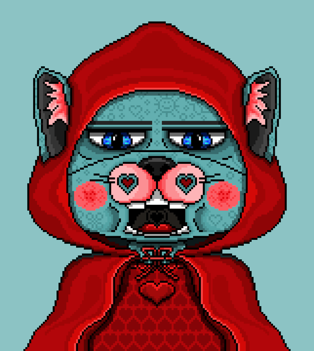 snowfoxofficial's tweet photo. Please visit, enjoy and buy! ❤️💀
Link is in Bio 😊
#pixel #pixelart #nft #opensea #openseanft #art #creative #snowfoxofficialnft #brasil https://t.co/NIFQqQoeBY