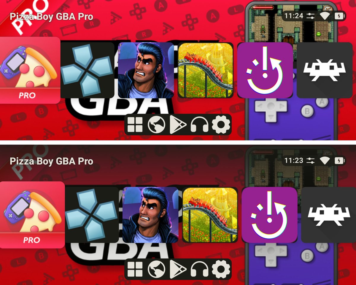 LikeEich's tweet image. I&apos;m experimenting with making text easier to read on app backgrounds.

#ConsoleLauncher
#AndroidDev