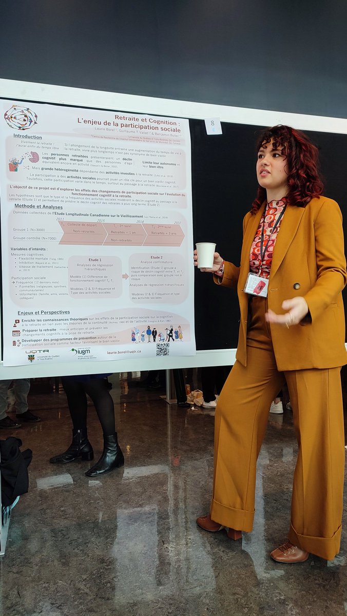 Merci au comité étudiant du <a href="/ReseauRisuq/">RISUQ</a> pour l'organisation réussi de ce 1er colloque étudiants en présentiel au cours duquel j'ai pu échanger sur la #Retraite et la #Cognition
<a href="/UQTR/">UQTR</a> <a href="/criugm/">CRIUGM</a>