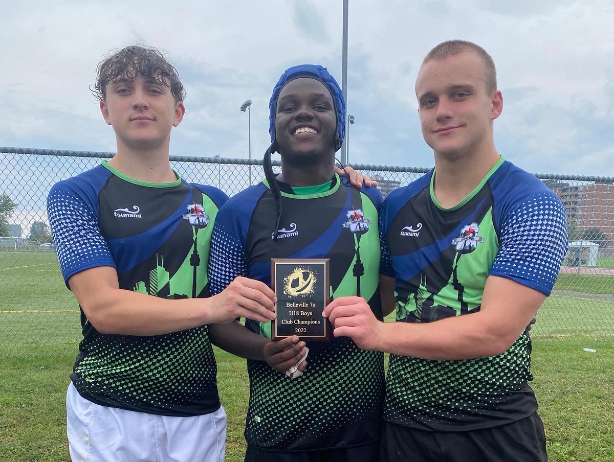 TOcityrugby's tweet photo. 🏉 Congratulations to our boys U18 team for walking away champions of the Belleville 7s tournament! The boys played with a lot of heart and we couldn’t be prouder! 🏉

#rugby #tocityrugby #ontariorugby  #torontocityrugby #rugbylife #rugbylove #rugbyclub #rugbygirls #youthrugby https://t.co/tLBstcyTps