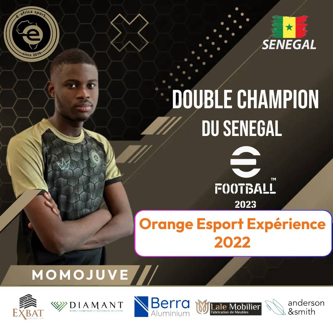 EafricaG's tweet photo. Pour notre 1er tournoi majeur, la team #eafricasport  décroche les titres de champion (@HadyJuve) et vice champion(@moupro1)du #Sénégal🇸🇳 respectivement sur #efootball2023 et #FIFA23. Félicitations 🔥🤩 à toute l'équipe pour cette belle performance
#esport #esport4all #kebetu https://t.co/bwGL78GUJx