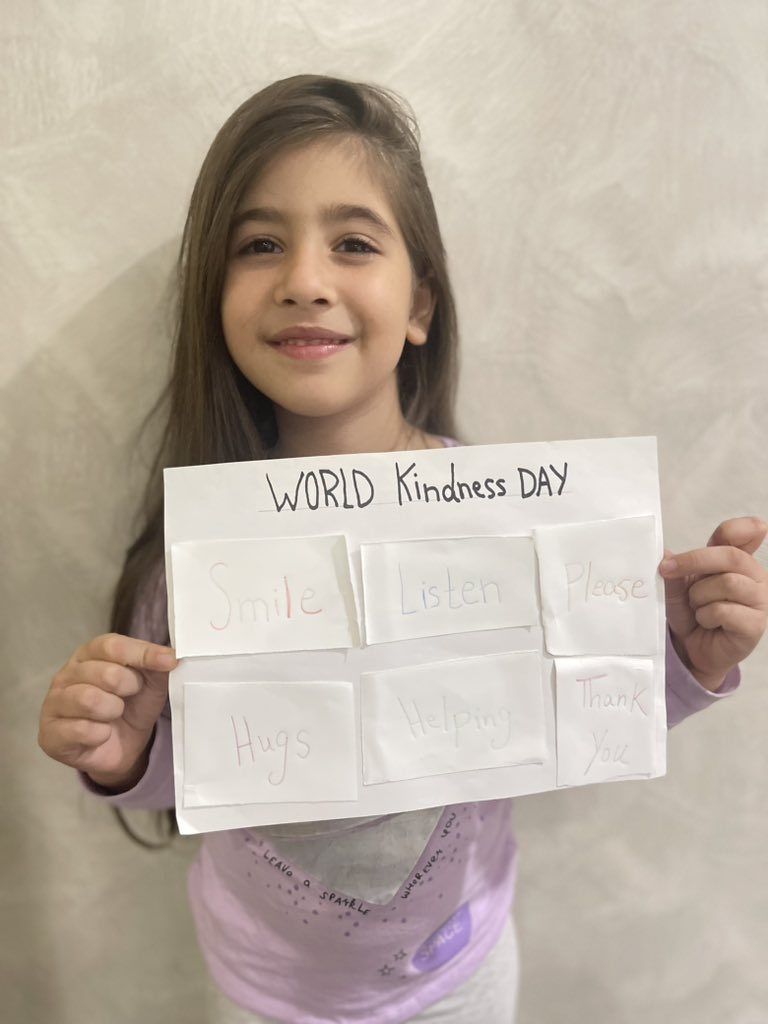 OmHabiba1051994's tweet photo. Habiba Al- Makdah
Grade 1 "E" 
WORLD KINDNESS DAY
Be kind for every kind @SalamiHadeel @makdawhaschool https://t.co/h35iQTW6mt
